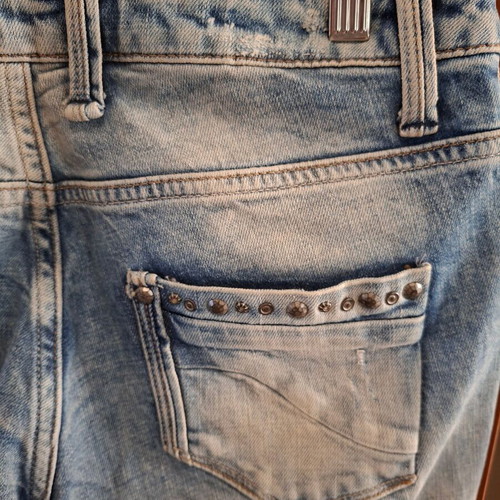 TRF low-rise jeans size 38 like new, blue