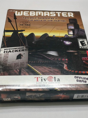 PC Webmaster παιχνίδι καινούργιο, σφραγισμένο, περιπέτεια