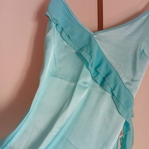Rebecca Blu Satin Dress size S like new, turquoise