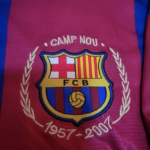 Barcelona Ronaldinho #10 jersey new, Camp Nou 1957–2007 edition, size S