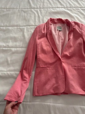 Bershka pink blazer slim fit like new, size XL