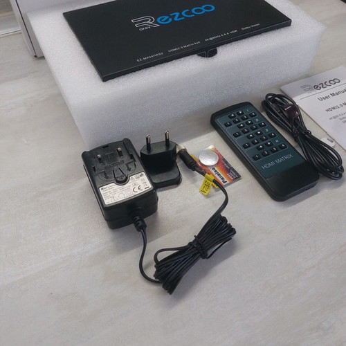 Ezcoo EZ-MX44HAS2 4x4 4K HDMI Matrix Switcher new