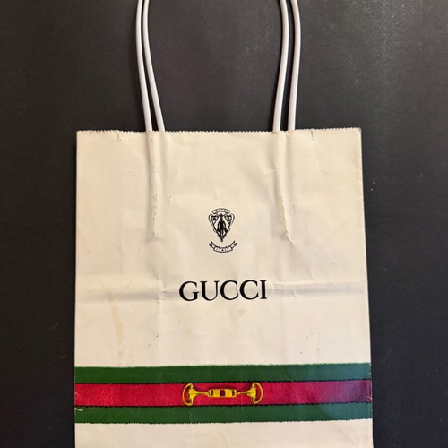 Gucci small paper bag like new