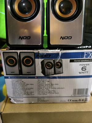 Ηχεία NOD 6 watt καινούργια με βύσμα 3,5 και USB
