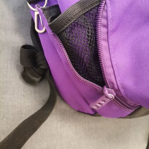 Polo school backpack used, purple