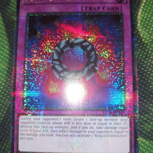 Ring of Destruction QCR card like new, ideal for collectors