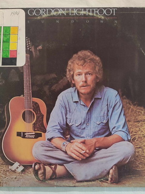 Gordon Lightfoot Sundown vinyl record used, 1974, rock