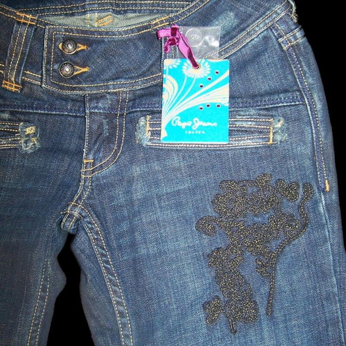 Pepe Jeans London Vintage Capri Cropped Denim Size 27 Brand New