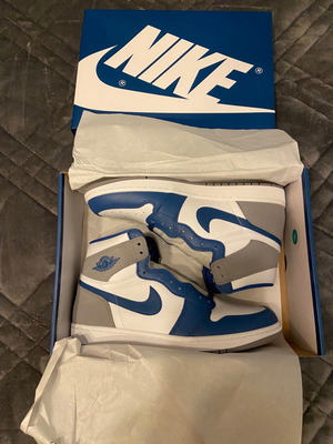 Air Jordan 1 Retro High OG True Blue new, size 47
