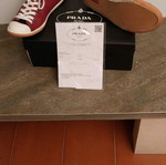 Prada women's leather ankle boots size 40 like new, burgundy