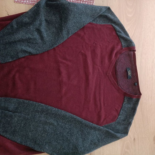 Zara sleeveless jacket and thin sweater like new