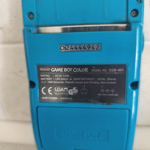 Game Boy Color blue like new, fully functional