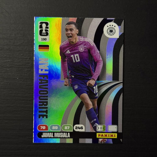 Jamal Musiala Panini Fan Favourite Card 2026 World Cup new