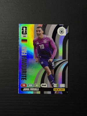 Jamal Musiala Panini Fan Favourite Card 2026 World Cup new