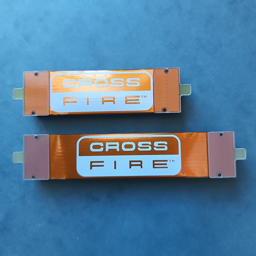 XFX ATI Crossfire Interconnect Bridge Flex PCI-E Female-Female (40pin) new