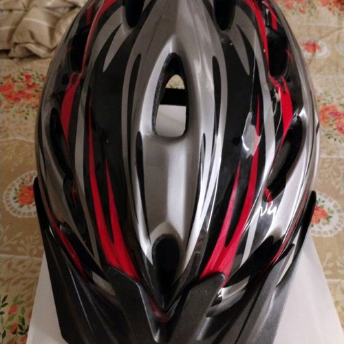 Bell Aero Bicycle Helmet new, size 53-57cm, black red gray