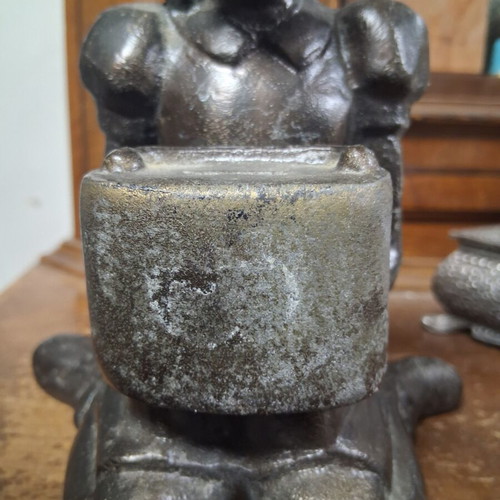 Art Deco sculpture signed, numbered, used