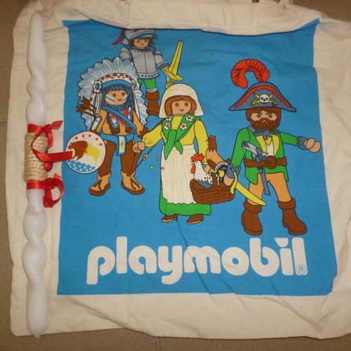 Vintage Playmobil Hellas Easter gift packaging 80s new