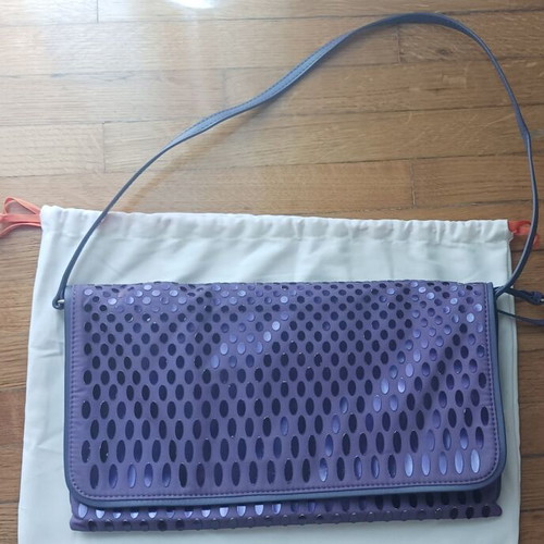 Folli Follie purple shoulder bag like new, envelope with magnetic clasp