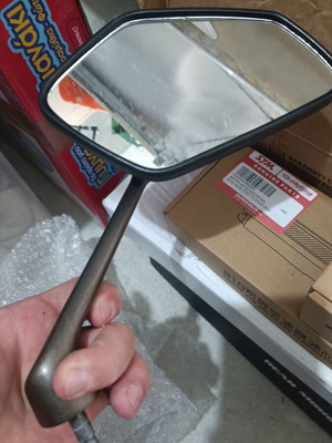 Zontes T310 parts used, genuine mirror with scratch and new filters