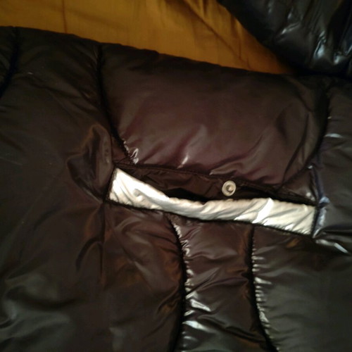 Long women's jacket used, size M, black