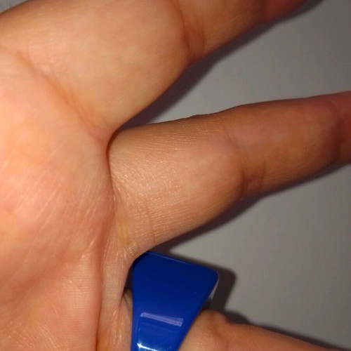 Women's ring used, blue, in very good condition