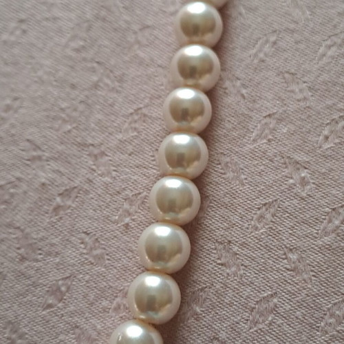 Vintage Choker necklace with pearls and rhinestones new from Dialynas