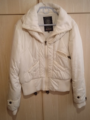 Jacket used, size XL, beige - white