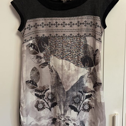 Attrattivo dress like new, gray and pink, size XL