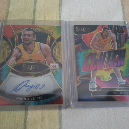 Nikola Vujcic autograph and Clutch insert cards, season 25-26 Select