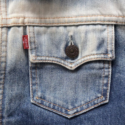 Levi's denim waisted jacket like new, size XS/S, blue