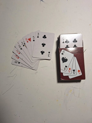 Mini playing cards new