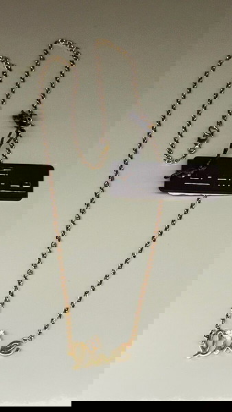 ΚΑΙΝΟΥΡΓΙΟ μενταγιόν ασημένιο επίχρυσο LI - LA - LO    NAS 3056