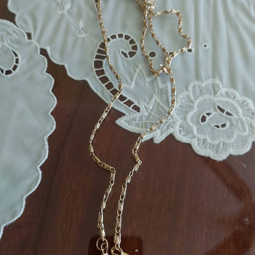 Long chain 120 cm used, yellow color