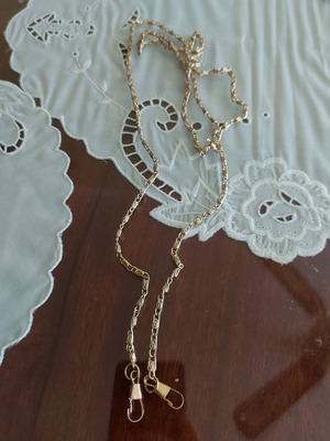 Long chain 120 cm used, yellow color