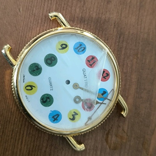 Watch parts like new, multicolored