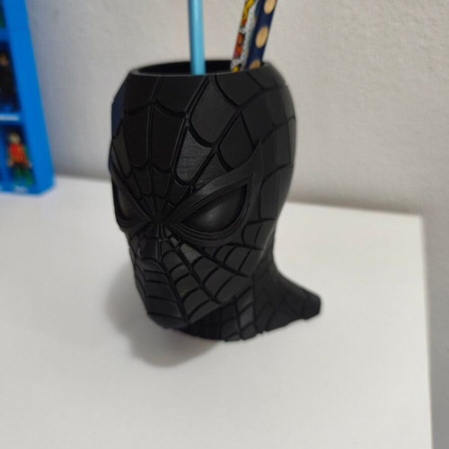 SpiderMan pencil holder new 3D print plastic PLA