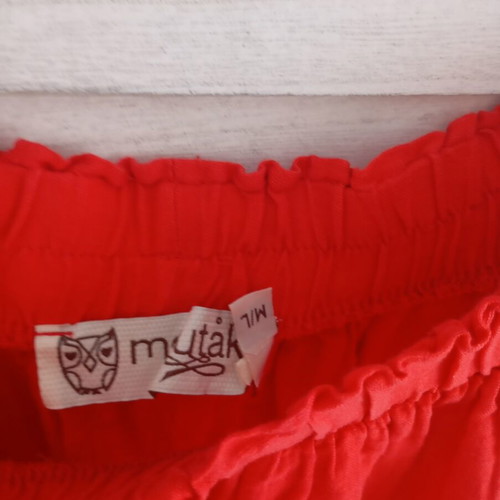 Moutaki skirt like new, red and pink, sizes M L 5XL