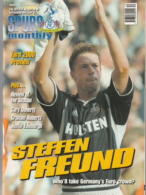 Spurs Monthly Official Magazine of Tottenham Hotspur FC June 2000 like new