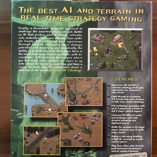 Krush Kill N Destroy Big Box PC like new, English release