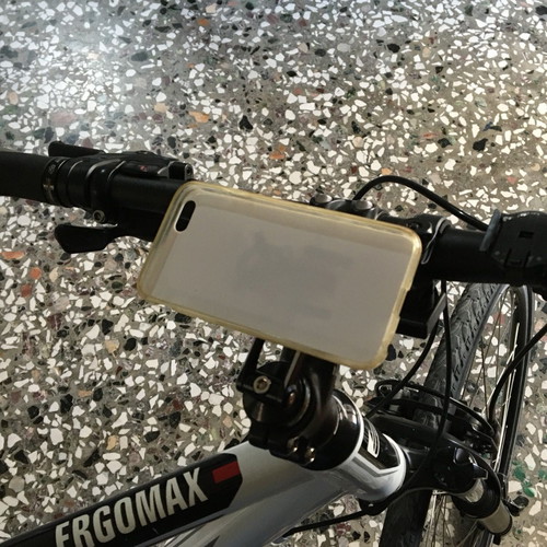 Mobile Phone Mount for Bicycle Used, Aluminum Stem Attachment