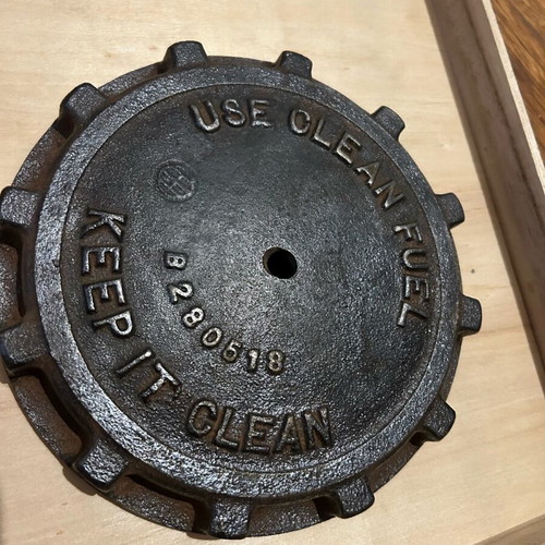 Vintage fuel tank cap used, collectible
