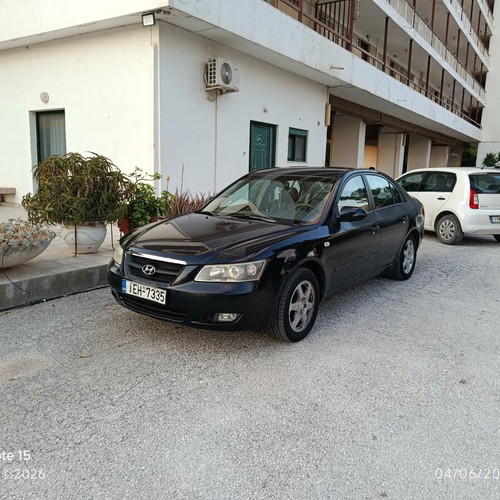 Hyundai Sonata 2.4L 2006 used, manual, blue sedan