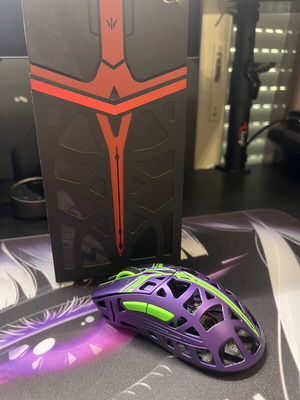 WLMouse Sword X rare purple/green mouse like new
