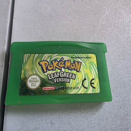 Pokemon Leafgreen Game Boy Advance game used