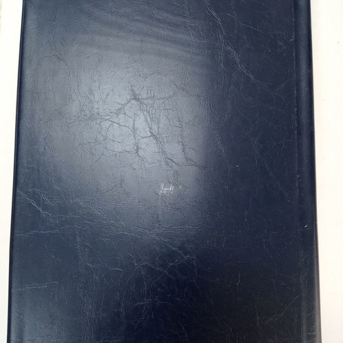 Seminar folder used with blue case from Italian company