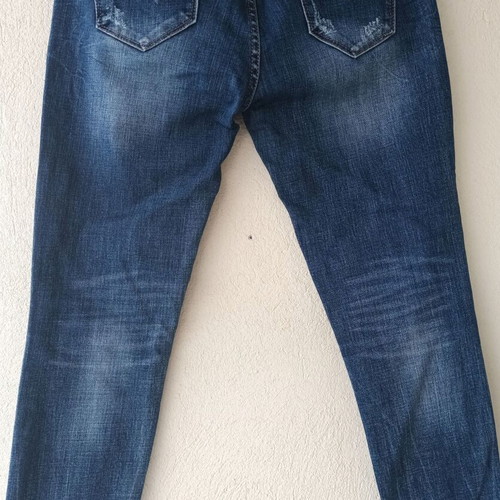 Miss Denim women's ripped blue jeans, size XL