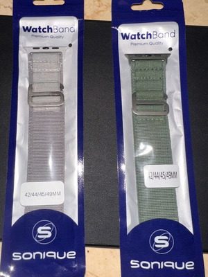 Apple Watch bands new, set of two for 45mm to 49mm