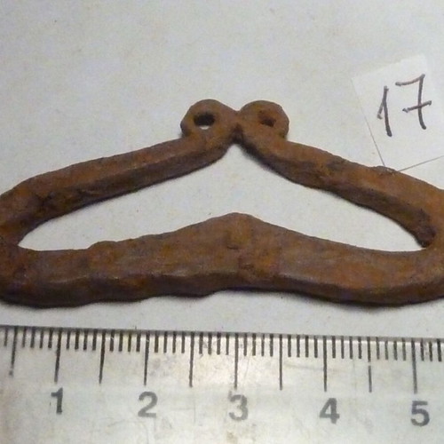 Iron hand-forged firesteel used