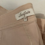 Beige straight-leg pants like new, size XXXL